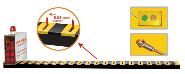 柳州柳江区V3嵌入式闯岗自动扎胎器/阻车器